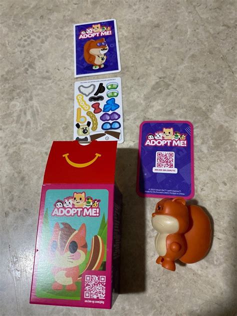 McDonald’s happy meal adopt me Chipmunk, Hobbies & Toys, Toys & Games ...