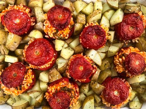 Stuffed Tomatoes With Rice - My Tuscan Family’s Favorite Vegetarian ...