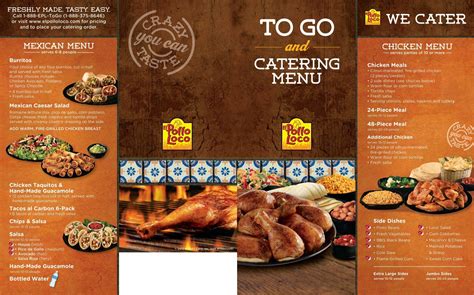 and Catering menu - El Pollo Loco