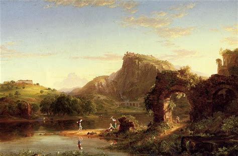 L Allegro (Italian Sunset), 1845 - Thomas Cole - WikiArt.org