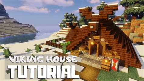 Minecraft: How to Build a Viking House (Snowy Viking Village Tutorial ...