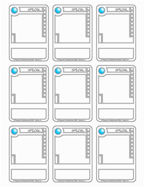 Trading Card Template Word | Creative Design Templates