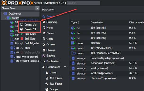 Proxmox Container vs VM features and configuration - Virtualization Howto