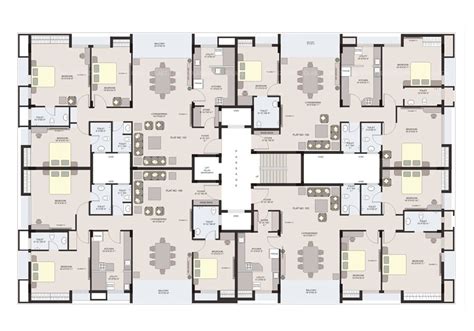 2D Floor Plan Design for Office Building