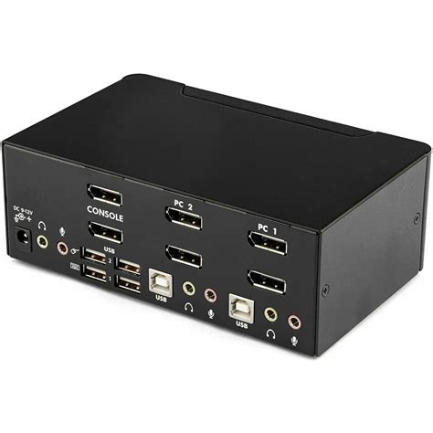 StarTech.com 2 Port DisplayPort Dual-Monitor KVM Switch - DisplayPort ...