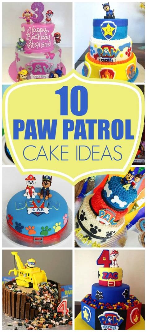 10 Perfect Paw Patrol Birthday Cakes - Pretty My Party Paw Patrol ...