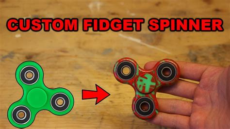 HOW TO MAKE A CUSTOM FIDGET SPINNER!! - YouTube