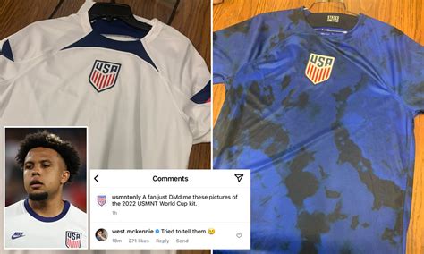 Weston McKennie USA USMNT 2022 World Cup Qatar Stadium Blue Away Soccer ...