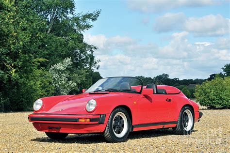 1989 Red Porsche 911 930 Speedster 3.2 Photograph by Vladyslav ...