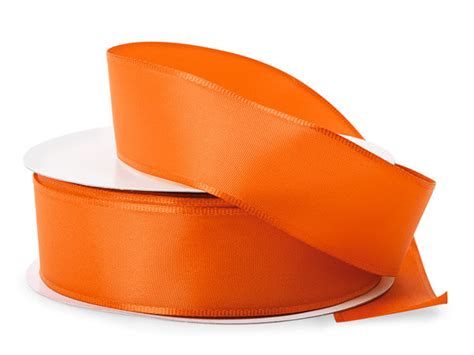 Orange Wired Fabric Florist Ribbon, 1-1/2"x50 yards | Nashville Wraps