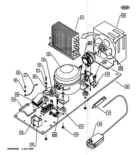 Refrigerator Compressor: Refrigerator Compressor Parts Diagram