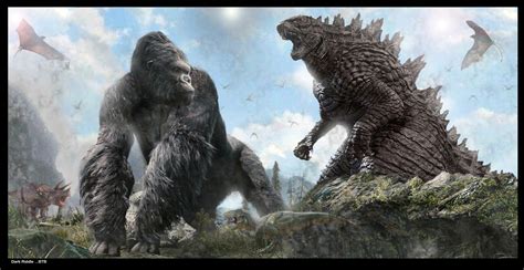 Godzilla Versus King Kong by darkriddle1 on DeviantArt