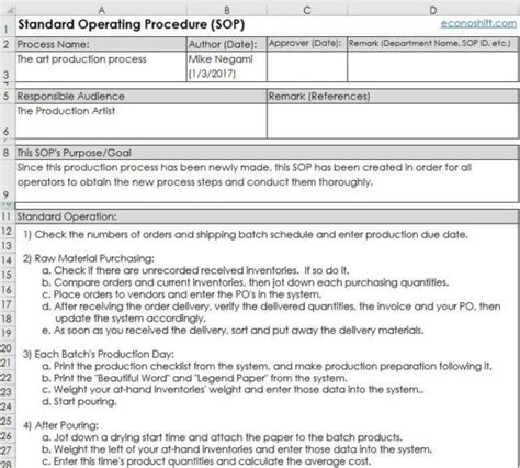 Free SOP Template + Guide To Create Your Own SOP Template