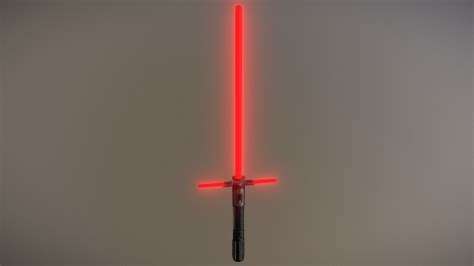 Kylo Ren Lightsaber - 3D model by Decoder_pr0 [d5ee935] - Sketchfab