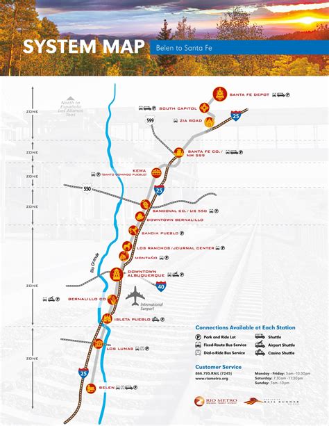 New Mexico Railroad Map - Tourist Map Of English