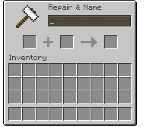 Minecraft Recipe For Anvil