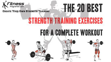 20 Best Strength Training Exercises For A Complete Workout