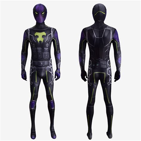 Spider-Man Miles Morales Costume Cosplay Costume The Prowler Aaron ...