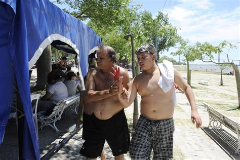 Giant piranhas attack Argentinian bathers