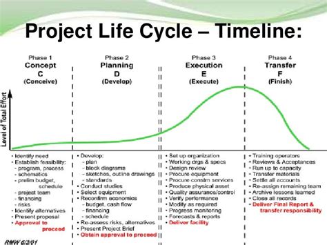 Project management and project life cycle