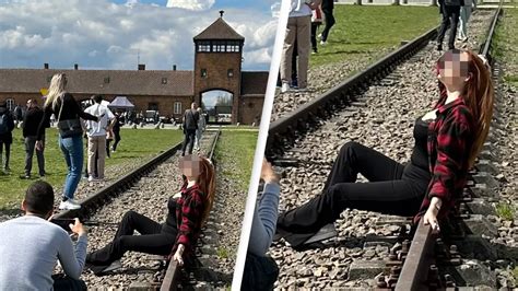 Tourists criticized for posing for pictures outside Auschwitz | Flipboard