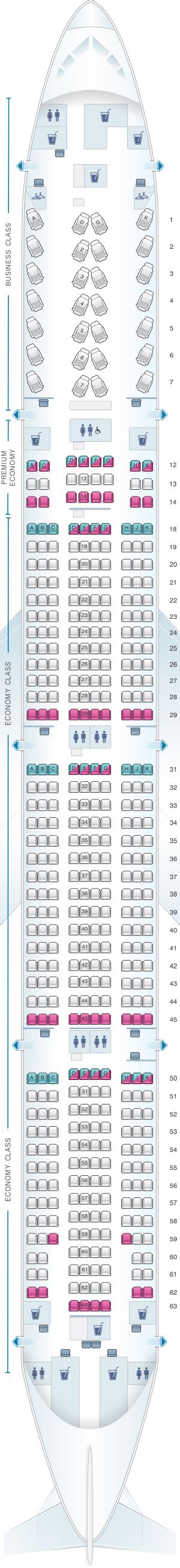 Seat Map Air Canada Boeing B777 300ER (77W) International Layout 2 ...