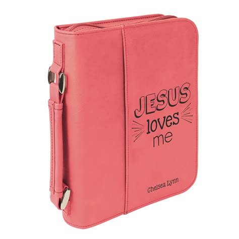 Personalized Bible Case, Jesus Loves Me, Kids' Bible Case, Zip Cover ...