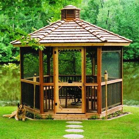 Garden gazebo, Backyard gazebo, Backyard