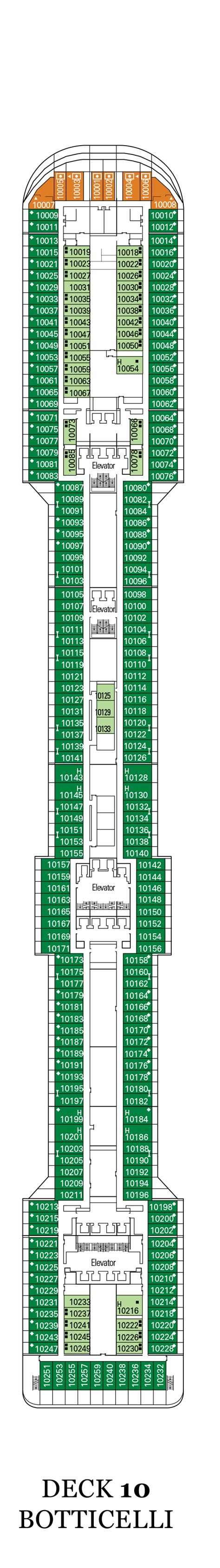 MSC Splendida Deck Plans | CruiseInd