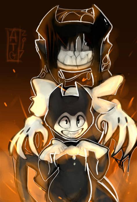 Look Back | Bendy and the Ink machine Fan art by Puijela10 on DeviantArt