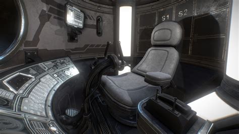 Soma04 spaceship low poly - interior - Download Free 3D model by L ...