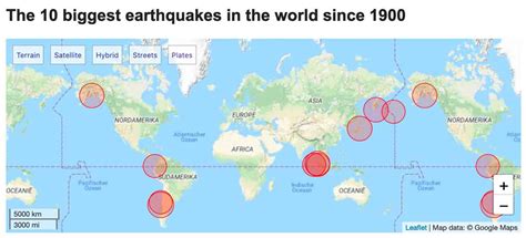 Top 10 Largest Earthquakes in the World during 2017