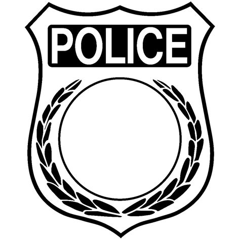 Police badge police officer badge clipart free images – Clipartix