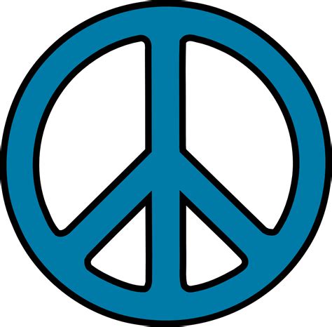 Free Peace Sign Clip Art - ClipArt Best