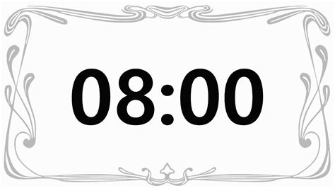 8 minute Timer & Alarm : Simple Countdown Timers for Any Occasion - YouTube