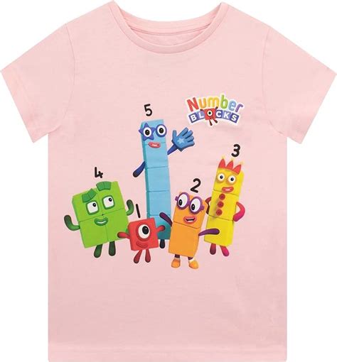 Amazon.com: Numberblocks Girls T-Shirt: Clothing, Shoes & Jewelry