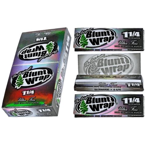 The Original Blunt Wrap Rolling Paper 1 1/4 Size - 24 in Box