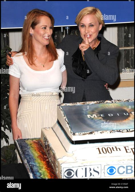 Allison Dubois and Patricia Arquette The cake cutting celebration for ...