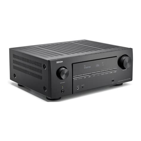 DENON AVR-X3700H QUICK START MANUAL Pdf Download | ManualsLib