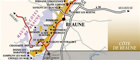 Bergman's Bourgogne: Map – Côte de Beaune