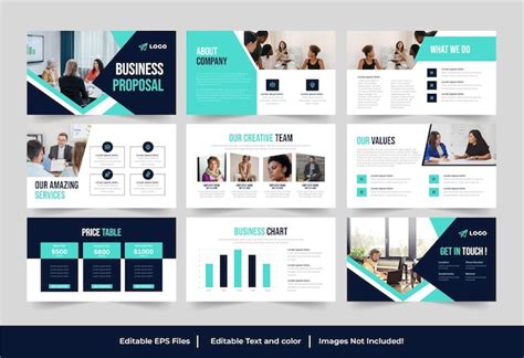 Premium Vector | Business proposal PowerPoint Presentation Design