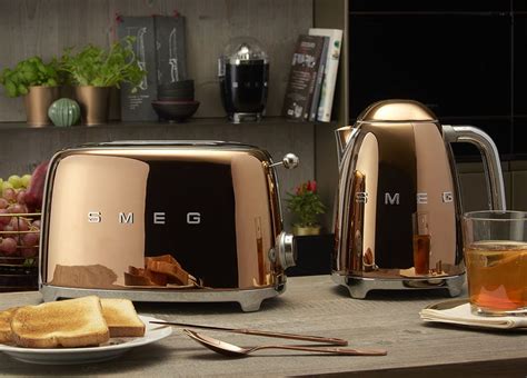 Smeg Jug Kettle Slice Toaster Set Rose Gold | ubicaciondepersonas.cdmx ...