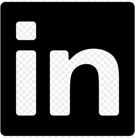 linkedin square logo comments - linkedin icon black PNG image with ...