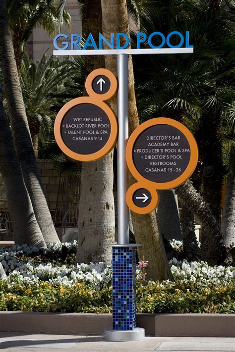 MGM Grand Las Vegas Directional Signs | Signage design, Outdoor signage ...