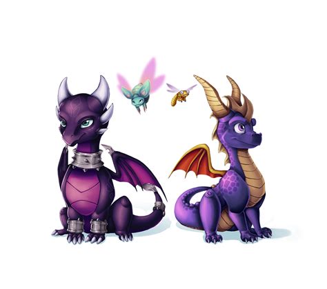 Fanart - Reignited Cynder and Spyro by GroxikavonDarkside on DeviantArt