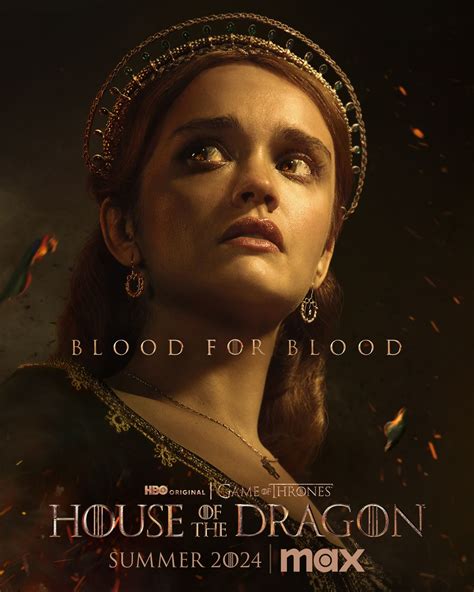 Olivia Cooke – “House of the Dragon Season 2” Poster 2024 • CelebMafia