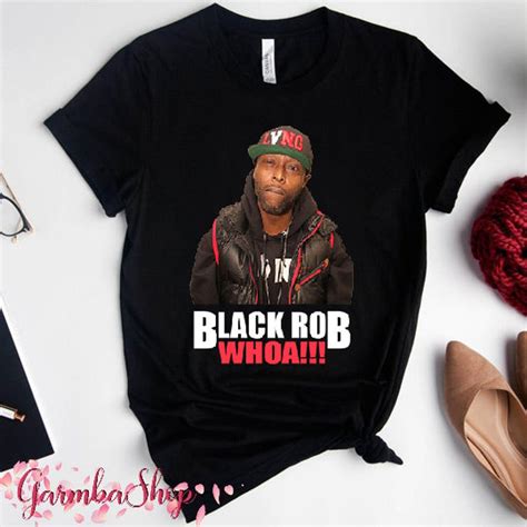 Black Rob Whoa Shirt Black Rob Shirt Dark Man X Shirt Black | Etsy