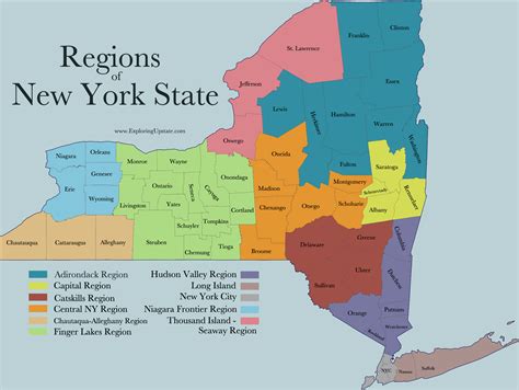 7+ Map of new york state regions image HD – Wallpaper