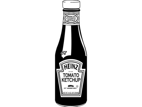 Heinz Ketchup Bottle Logo PNG Transparent & SVG Vector - Freebie Supply