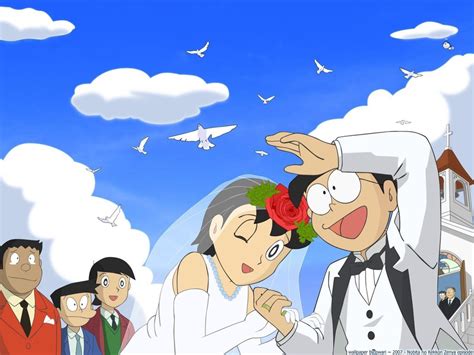 Nobita Shizuka Wedding - Wallpaper, High Definition, High Quality ...